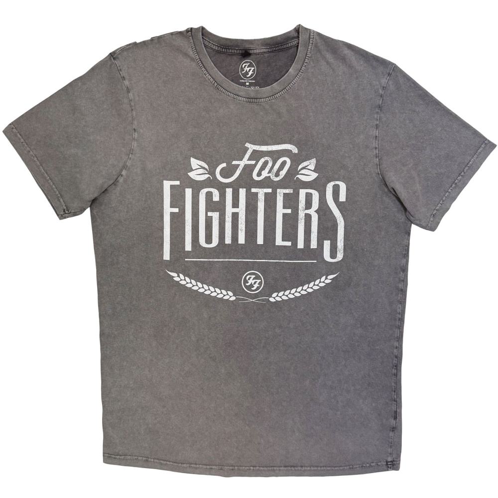 Foo Fighters - Warped Logo Heren Tshirt - Grijs